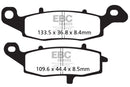 EBC Brakes Organic Brake Pad FA229-2