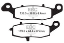 EBC Brakes Organic Brake Pad FA231-2