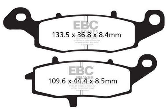 EBC Brakes Organic Brake Pad FA231