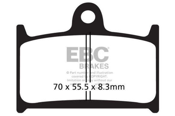 EBC Brakes Organic Brake Pad FA236