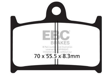 EBC Brakes Organic Brake Pad FA236 - 0