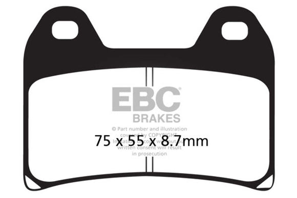 EBC Brakes Sintered Brake Pad FA244HH High Performance
