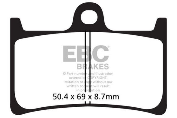 EBC Brakes Organic Brake Pad FA252