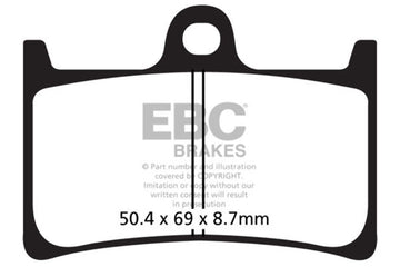 EBC Brakes Organic Brake Pad FA252 - 0