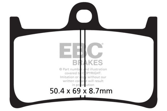 EBC Brakes Sintered Brake Pad FA252HH High Performance