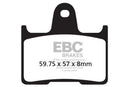 EBC Brakes Organic Brake Pad FA254-2