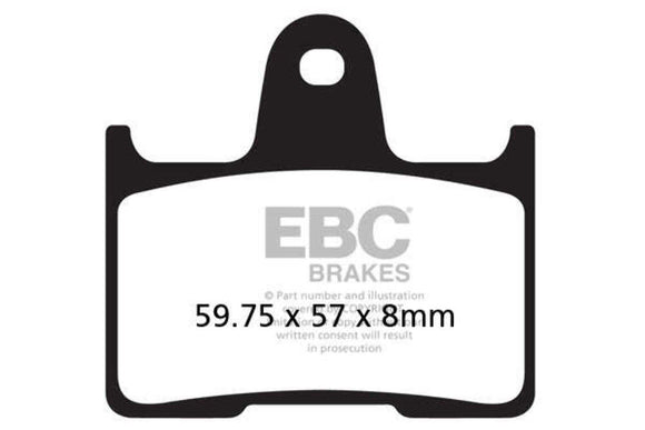 EBC Brakes Organic Brake Pad FA254