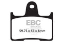 EBC Brakes Organic Brake Pad FA254-2