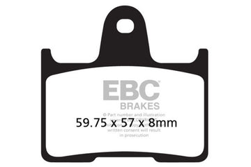 EBC Brakes Organic Brake Pad FA254 - 0