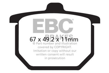 EBC Brakes Organic Brake Pad FA29 - 0