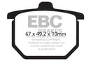 EBC Brakes Organic Brake Pad FA30-3