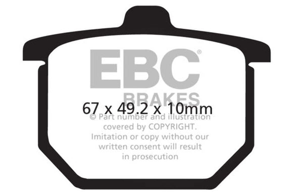 EBC Brakes Organic Brake Pad FA30
