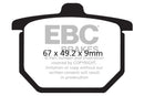 EBC Brakes Organic Brake Pad FA31-2