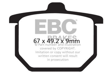 EBC Brakes Organic Brake Pad FA31 - 0