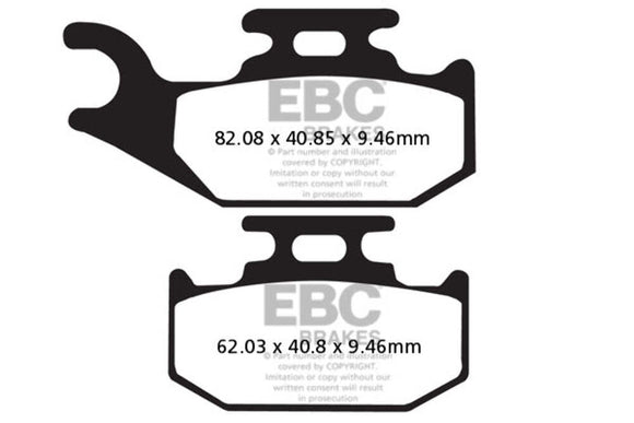 EBC Brake Pads ATV FA317R Off Road Mud & Sand