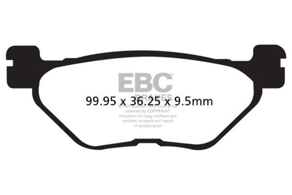 EBC Brakes Organic Brake Pad FA319/2