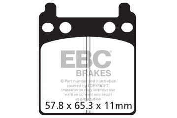 EBC Brakes Organic Brake Pad FA32 - 0