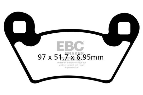EBC Brake Pads ATV FA354R Off Road Mud & Sand