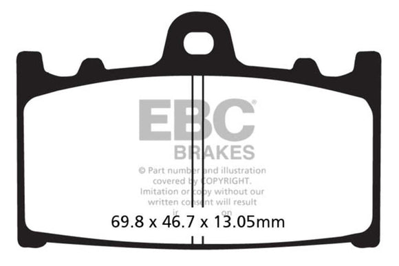 EBC Brakes Organic Brake Pad FA366