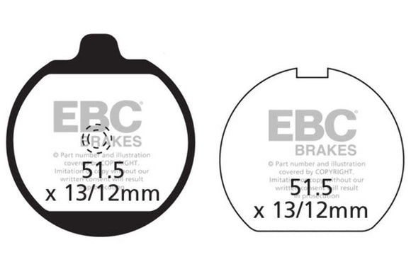 EBC Brakes Organic Brake Pad FA37