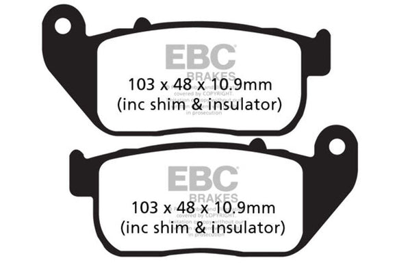EBC Brakes Sintered Brake Pad FA381HH High Performance