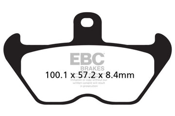 EBC Brakes Sintered Brake Pad FA407HH High Performance - 0