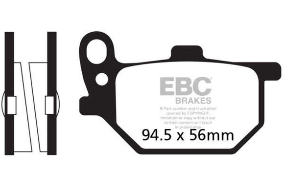 EBC Brakes Organic Brake Pad FA41