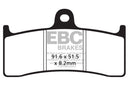 EBC Brakes Organic Brake Pad FA424-3
