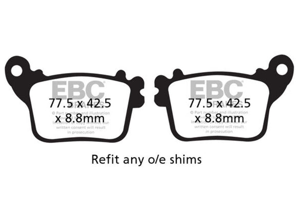 EBC Brakes Sintered Brake Pad FA436HH High Performance