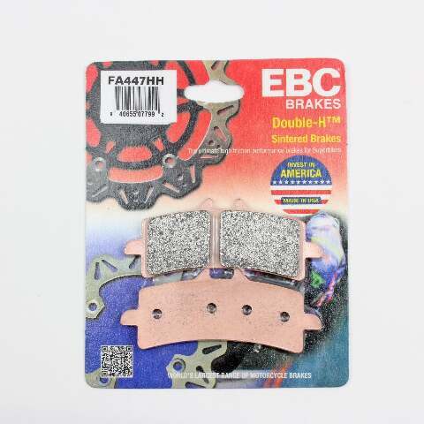 EBC Sintered Brake Pads and Caliper Pad Pins Front for select Suzuki models