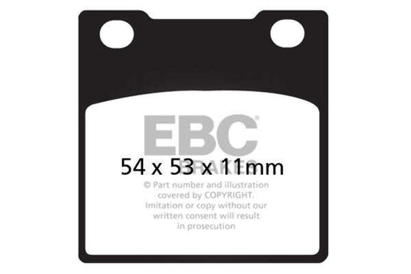EBC Brakes Organic Brake Pad FA45