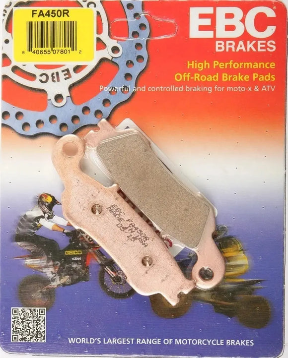 EBC-FA450R Heavy Duty Sintered Brake Pads for ATV/UTV/Off-Road Use