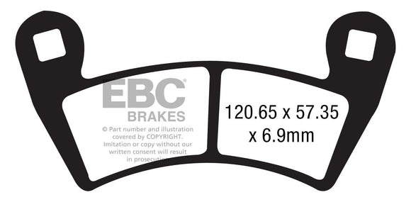EBC Brake Pads ATV FA452R Off Road Mud & Sand