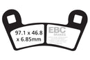 EBC Brake Pads ATV FA456R Off Road Mud & Sand-3