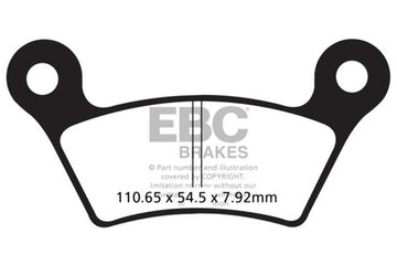 EBC Brakes Organic Brake Pad FA473 - 0