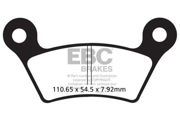 EBC Brakes Organic Brake Pad FA473