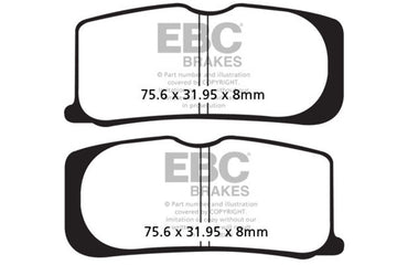 EBC Brake Pads Semi-Sintered FA474V Cruiser - 0