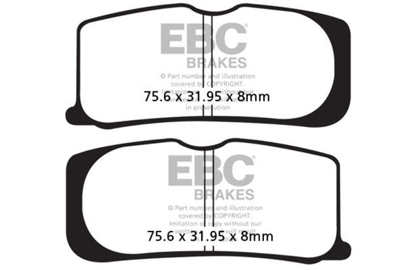 EBC Brake Pads Semi-Sintered FA474V Cruiser