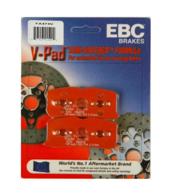 EBC Brake Pads Semi-Sintered FA474V Cruiser