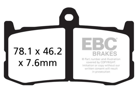 EBC Brakes Sintered Brake Pad FA491HH High Performance