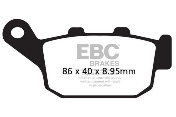 EBC Brakes Organic Brake Pad FA496