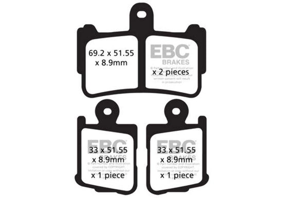 EBC Brakes Sintered Brake Pad FA499/4HH High Performance