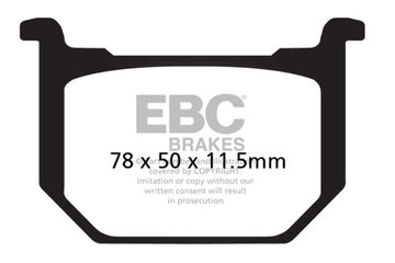 EBC Brakes Organic Brake Pad FA51 - 0
