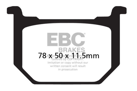 EBC Brakes Organic Brake Pad FA51
