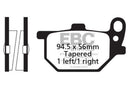 EBC Brakes Organic Brake Pad FA61-2
