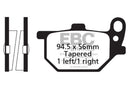 EBC Brakes Organic Brake Pad FA61-2