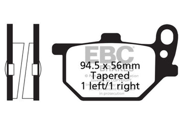 EBC Brakes Organic Brake Pad FA61 - 0