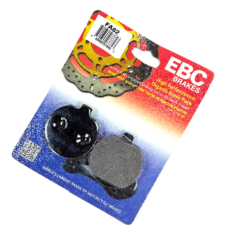 EBC Organic Brake Pads 2 Pair FA62 for select Kawasaki models