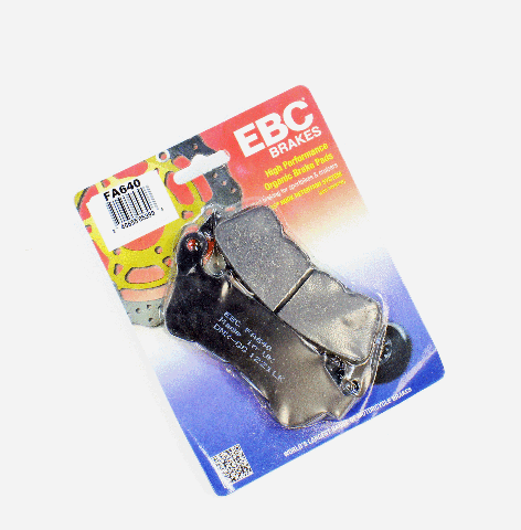 EBC Organic Brake Pads 2 Pair FA640 for select Harley-Davidson models
