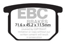 EBC Brakes Organic Brake Pad FA65-3